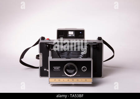 Polaroid M80 Countdown Automatic Land Camera Stock Photo