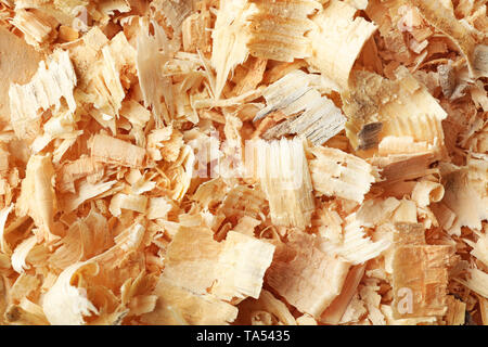 Texture of sawdust, closeup Stock Photo