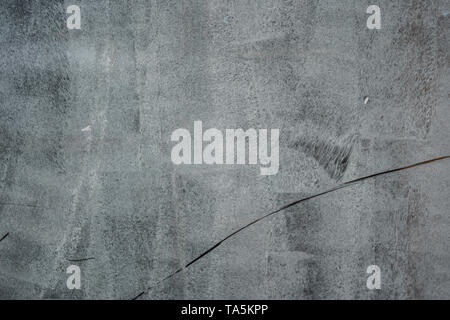 Strokes paint on a window pane Stock Photo