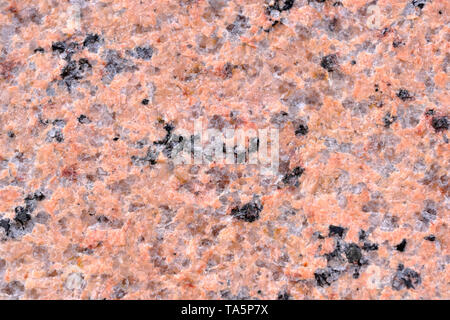 Decorative granite slab close-up macro photo stone designer background Stock Photo