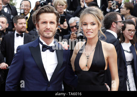 Cannes, France. 21st May, 2019. Philippe Lacheau and Elodie Fontan attending the 'Once Upon a Time in Hollywood' premiere during the 72nd Cannes Film Festival at the Palais des Festivals on May 21, 2019 in Cannes, France | usage worldwide Credit: dpa/Alamy Live News Stock Photo