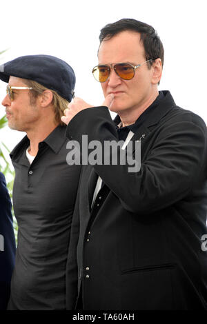 Cannes, France. 22nd May, 2019. 72nd Cannes Film Festival 2019, Photocall film Once Upon Time in Hollywood Pictured Quentin Tarantino Credit: Independent Photo Agency/Alamy Live News Stock Photo