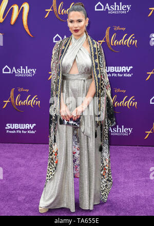 Hollywood, United States. 21st May, 2019. HOLLYWOOD, LOS ANGELES, CALIFORNIA, USA - MAY 21: Actress Nadine Velazquez arrives at the World Premiere Of Disney's 'Aladdin' held at the El Capitan Theatre on May 21, 2019 in Hollywood, Los Angeles, California, United States. (Photo by Xavier Collin/Image Press Agency) Credit: Image Press Agency/Alamy Live News Stock Photo