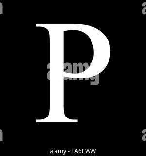 Rho greek sign Stock Vector Image & Art - Alamy
