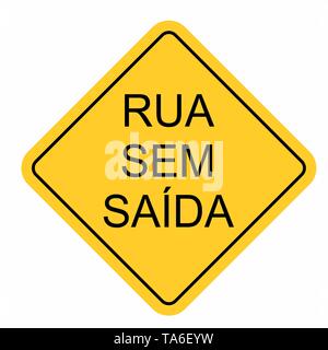 No exit street sign Stock Vector