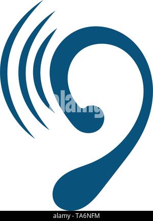 Hearing Logo Template vector icon design Stock Vector