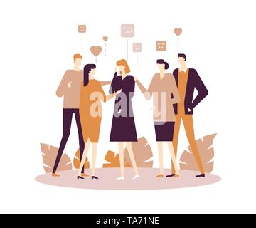Group therapy - modern flat design style illustration Stock Vector