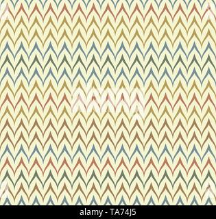 Seamless ethnic textile seamless vector pattern. Geometric thin zig zag native print. Folk mexican ornament. Ancient african style design. Simple line Stock Vector
