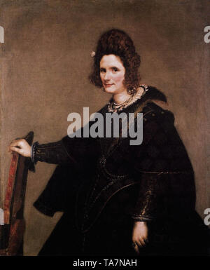 Diego Velázquez - portrait lady 1633 Stock Photo
