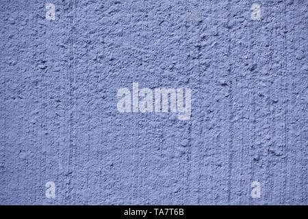 Rustic white washed wall concrete texture background painted in blue color - Close up image Stock Photo