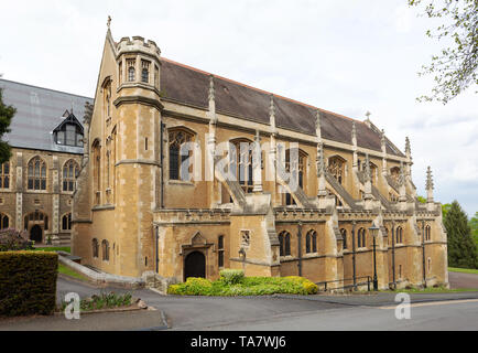 Malvern College Chapel, Malvern College Independent School, Malvern, Worcestershire UK Stock Photo