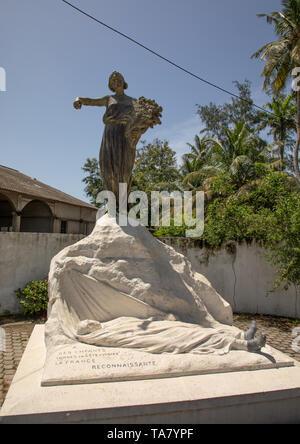 Memorial commemorating the victims of yellow fever, Sud-Comoé, Grand-Bassam, Ivory Coast Stock Photo