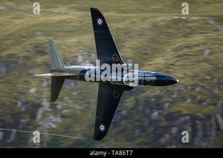 an RAF fighter Jet low flying over the lake district, UK Stock Photo ...