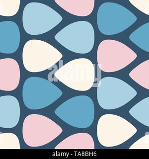 Color seamless pattern with guitar picks. Vector illustration Stock Vector