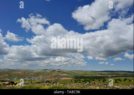 view from Gobekli Tepe, Sanliurfa, Turkey Stock Photo