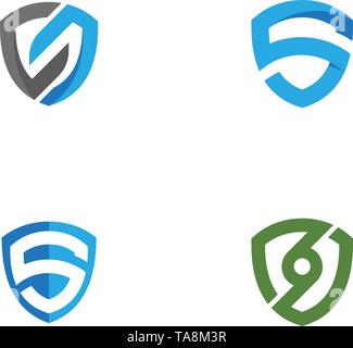 S Letter shield vector illustration design Stock Vector Image & Art - Alamy