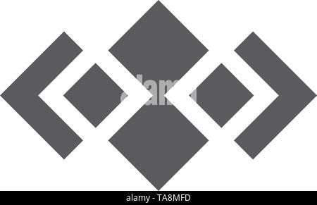 square icon vector illustration design template Stock Vector