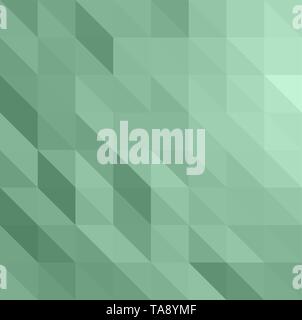 Green vector abstract textured polygonal background triangle pattern for background with copy space Stock Vector