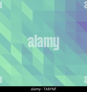 Green blue vector abstract textured polygonal background triangle pattern for background with copy space Stock Vector