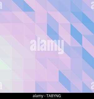 Pink blue vector abstract textured polygonal background triangle pattern for background with copy space Stock Vector