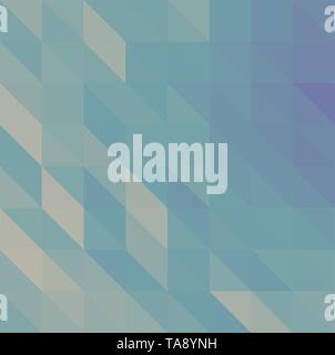Blue green vector abstract textured polygonal background triangle pattern for background with copy space Stock Vector