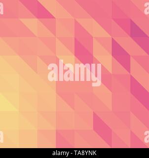 Pink vector abstract textured polygonal background triangle pattern for background with copy space Stock Vector