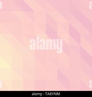 Pink vector abstract textured polygonal background triangle pattern for background with copy space Stock Vector