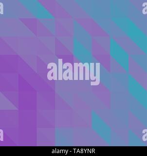 Blue purple vector abstract textured polygonal background triangle pattern for background with copy space Stock Vector