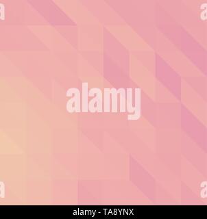Pink vector abstract textured polygonal background triangle pattern for background with copy space Stock Vector