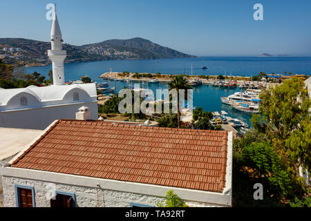 Harbor in Kalkan, Antalya, Turkey Stock Photo