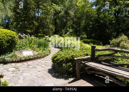 Shakespeare Garden, Central Park, NYC Stock Photo