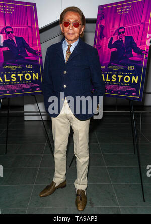 New York, NY - May 22, 2019: Valentino attends The New York Special Screening of 'HALSTON' Stock Photo