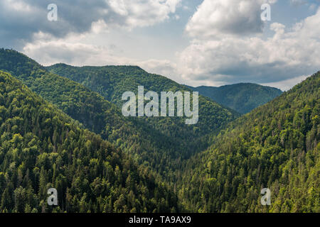 View on mountains from Tomas sightview Stock Photo