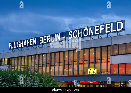 Terminal A, airport beauty's field, Brandenburg, Germany, Flughafen Schönefeld, Deutschland Stock Photo