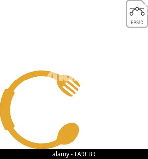 food and drink logo design inspiration vector element isolated Stock Vector