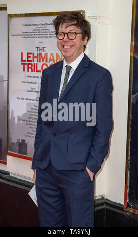 London, UK.  Ben Power  at The Lehman Trilogy Press Night held at Piccadilly Theatre, Denman Street, London on Wednesday 22 may 2019  May 2019   Ref: LMK386-J4932-230519 Gary MitchellLandmark Media.  . Stock Photo