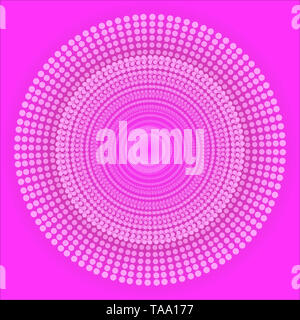 Pink white spot is a circle used as a background Stock Photo