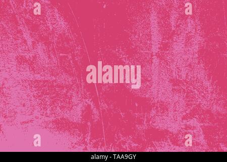 Distress Overlay empty pink Texture For Your Design. EPS10 vector. Stock Vector