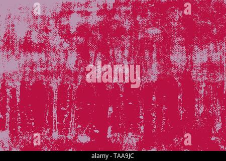 Distress Overlay empty pink Texture For Your Design. EPS10 vector. Stock Vector