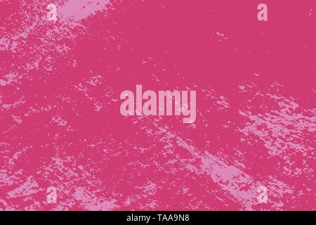 Distress Overlay empty pink Texture For Your Design. EPS10 vector. Stock Vector