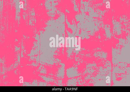 Distress Overlay empty pink Texture For Your Design. EPS10 vector. Stock Vector