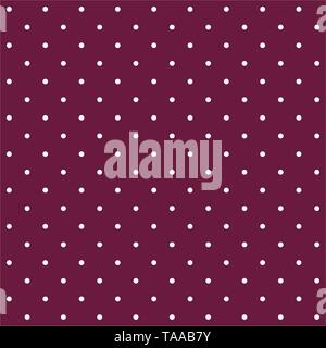 Seamless abstract polka dot shapes on dark purple background for fabric, wallpaper, tablecloths, prints and designs. The EPS file (vector) has a patte Stock Vector