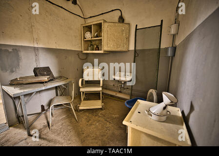 The Maginot Line, Ligne Maginot-Four a Chaux (Alsace-France) World War History Stock Photo