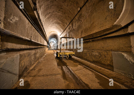 The Maginot Line, Ligne Maginot-Four a Chaux (Alsace-France) World War History Stock Photo