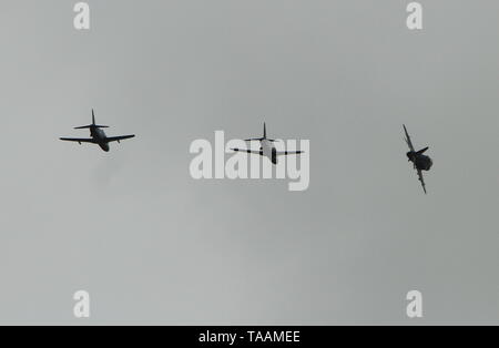 Aircrafts in North Wales Stock Photo