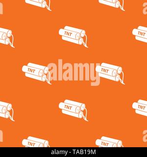Tnt pattern vector orange Stock Vector