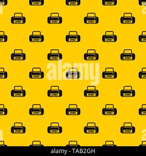 Sports bag pattern vector Stock Vector