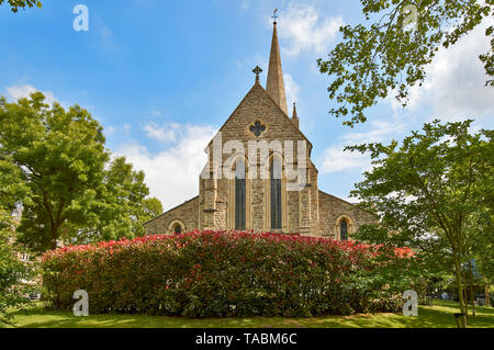 LONDON NOTTING HILL ST JOHNS CHURCH LANSDOWNE CRESCENT Stock Photo