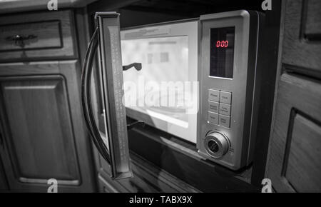 Microwave - kitchen appliances Stock Photo
