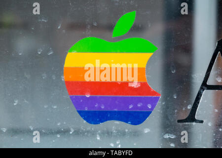 An Original Apple Computer Rainbow Logo Stock Photo 311388938 Alamy